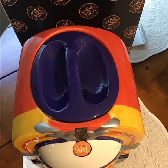 Living art Retro jukebox ceramic cookie jar. New in box - Picture 2 of 5